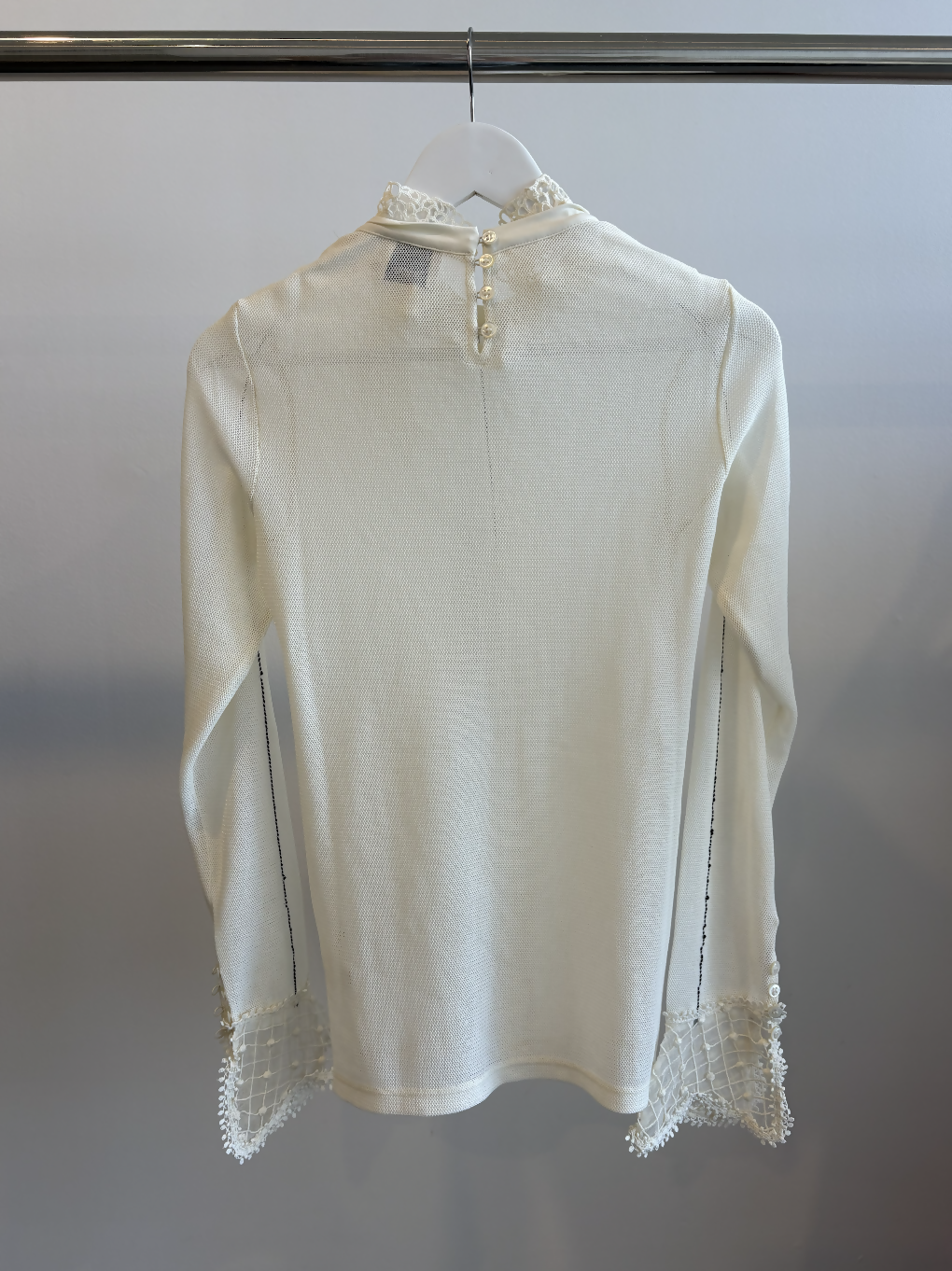 ISABEL MARANT – Sarah lace-trimmed mesh top