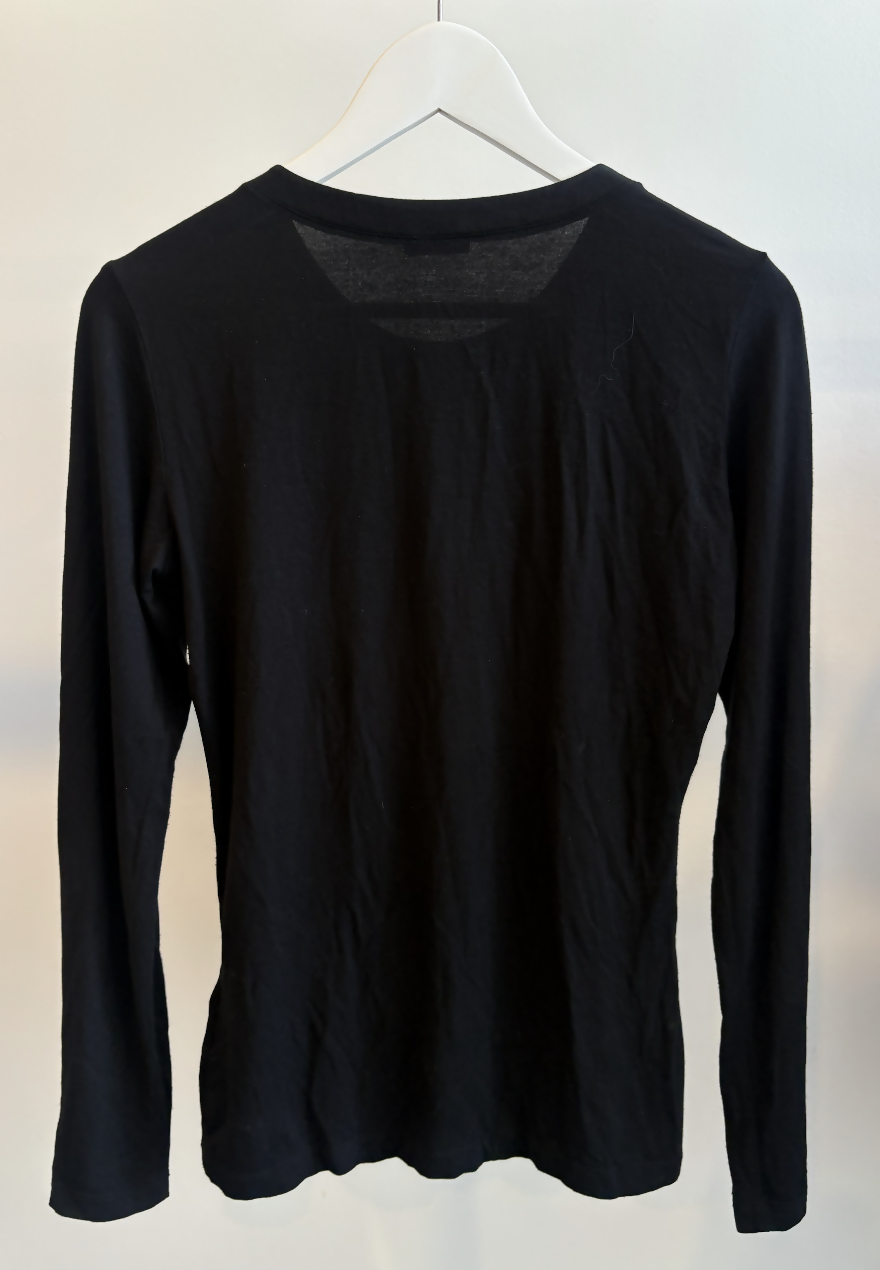 Versace Black Long Sleeve T-shirt