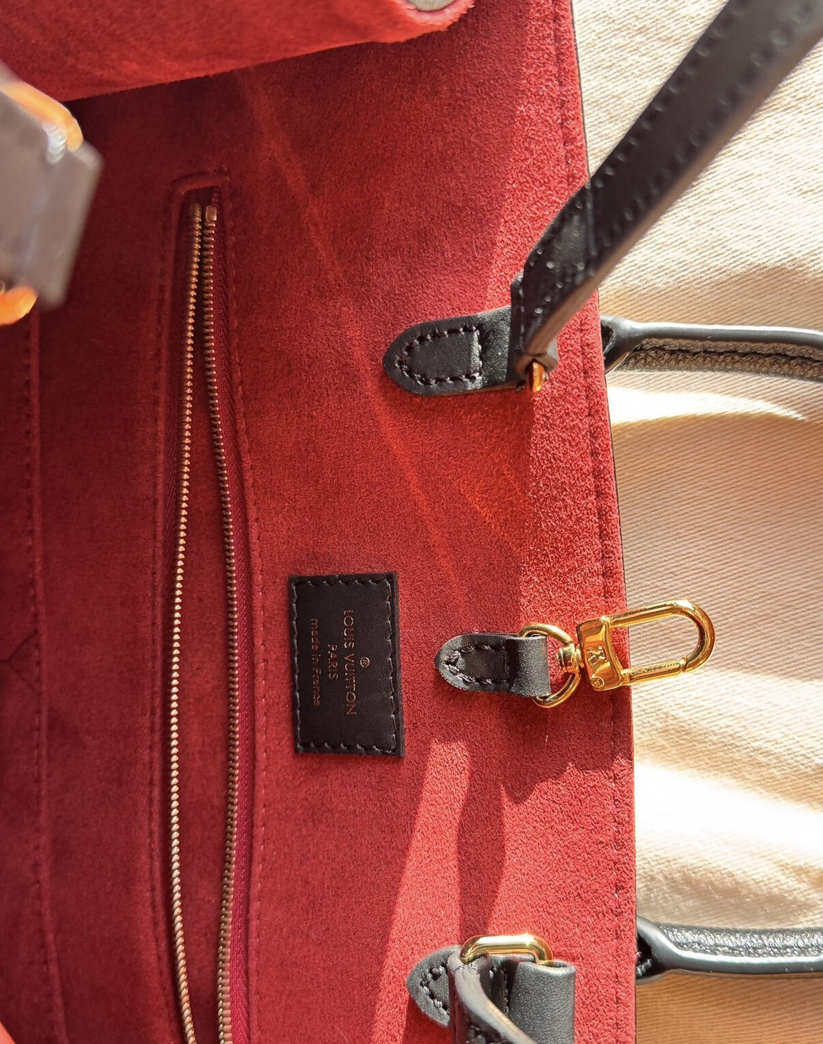 Louis Vuitton OnTheGo MM empriente leather