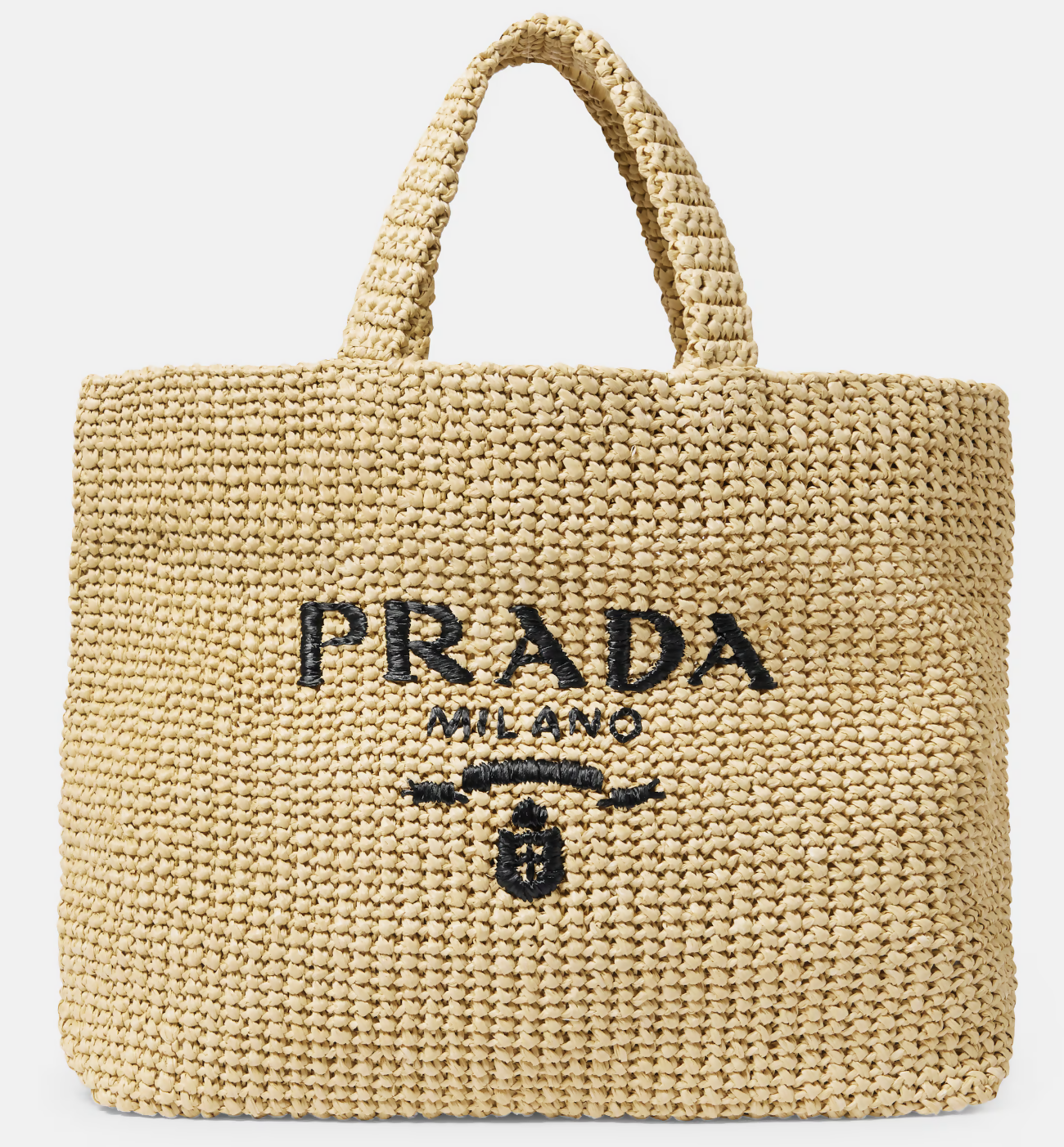 Prada Raffia Tote