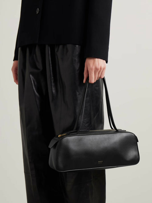 KHAITE Black Simone Shoulder Bag