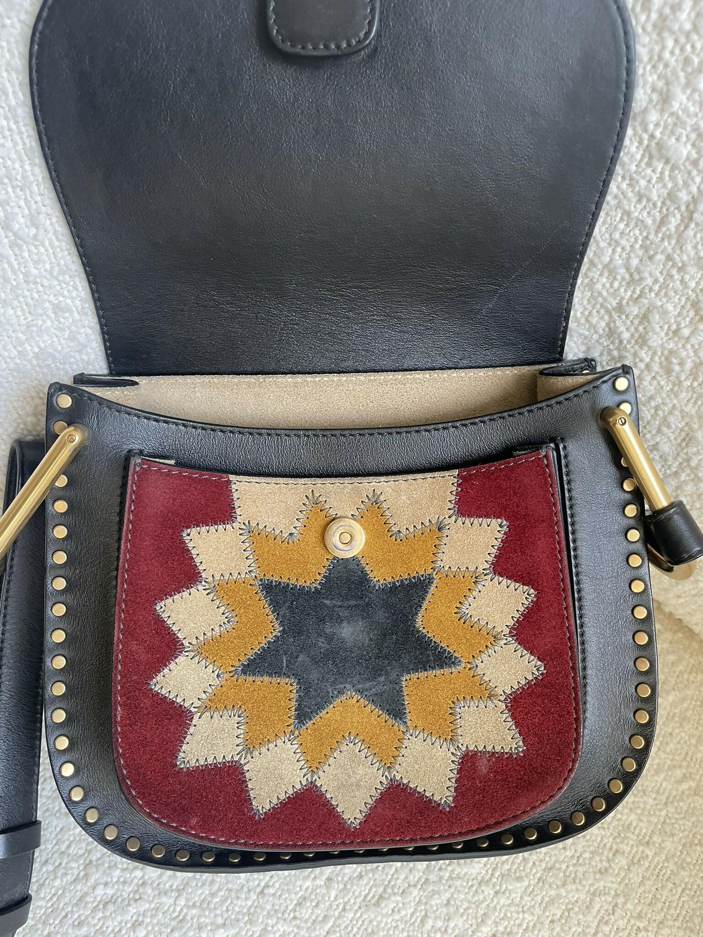 Chloe Hudson Medium - Patchwork Geometric Panel