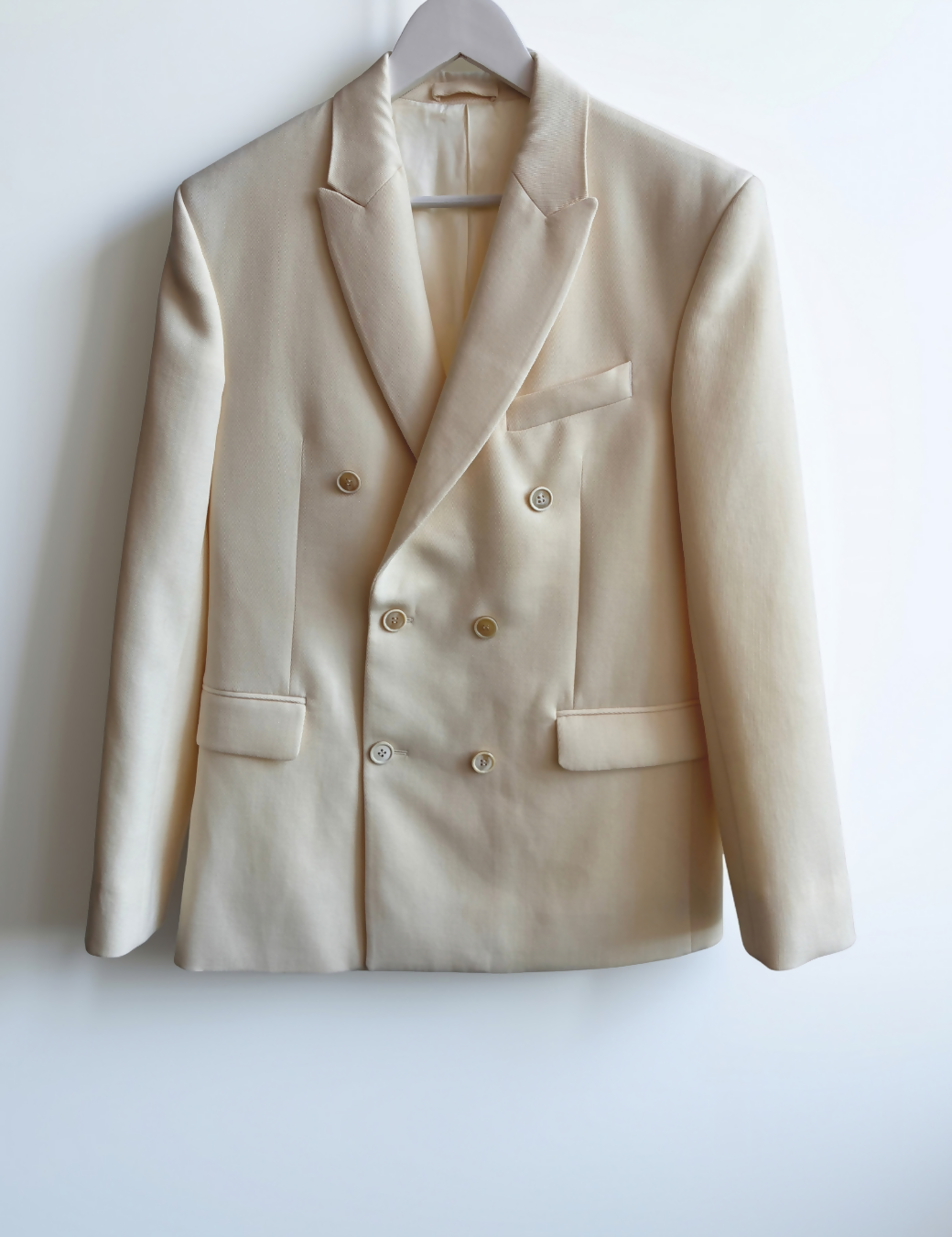 WARDROBE.NYC Cream Blazer