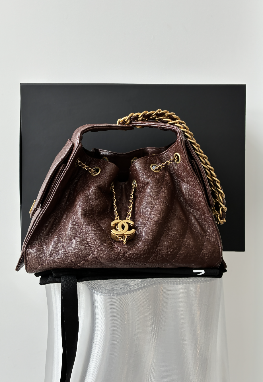 Chanel 25 Bag Rich Brown - FULL SET