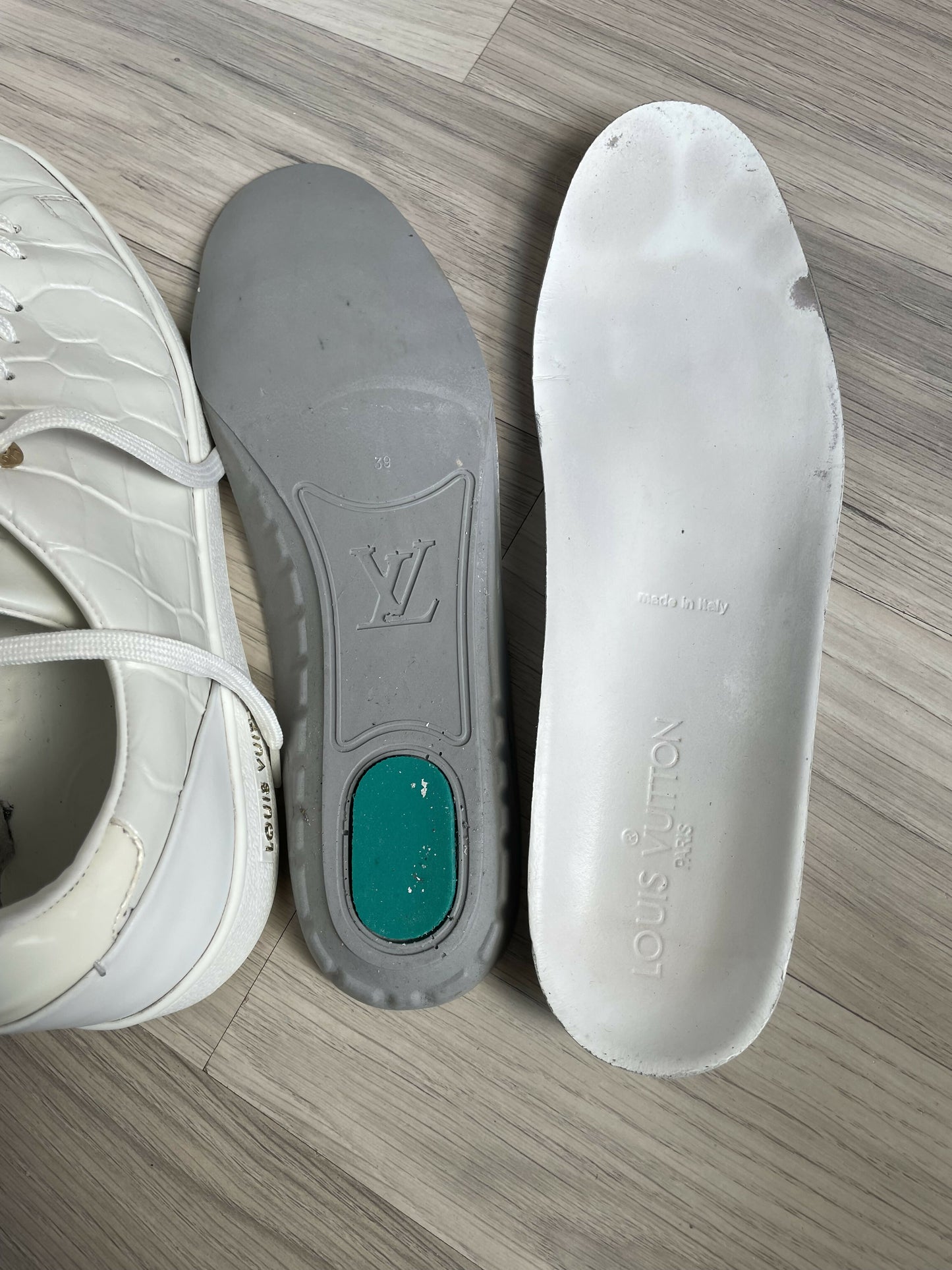 Louis Vuitton leather sneakers