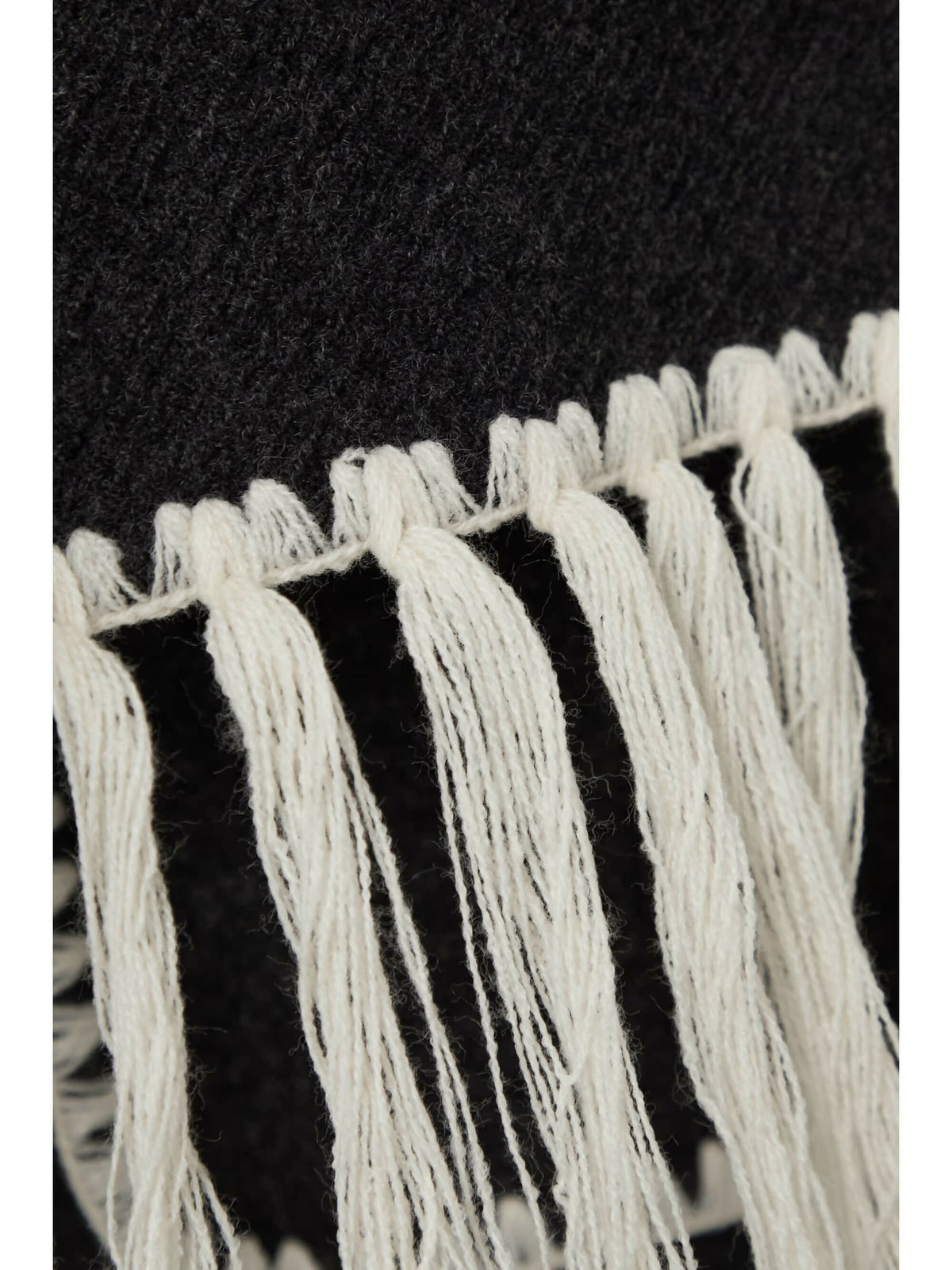 Totême Embroidered scarf jacket dark grey mélange