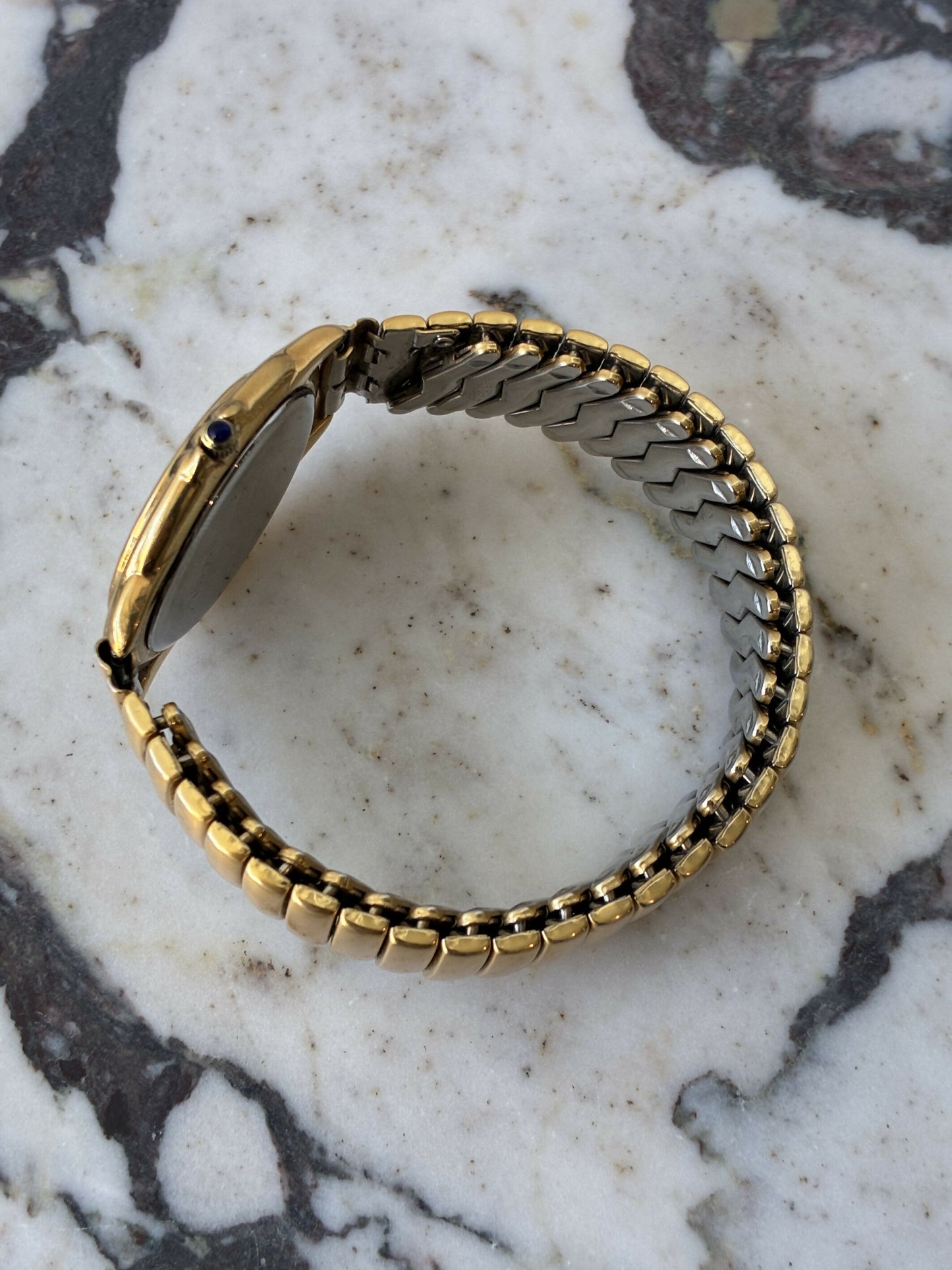 Yves Saint Laurent Bi-Tone Ribbon Link Watch