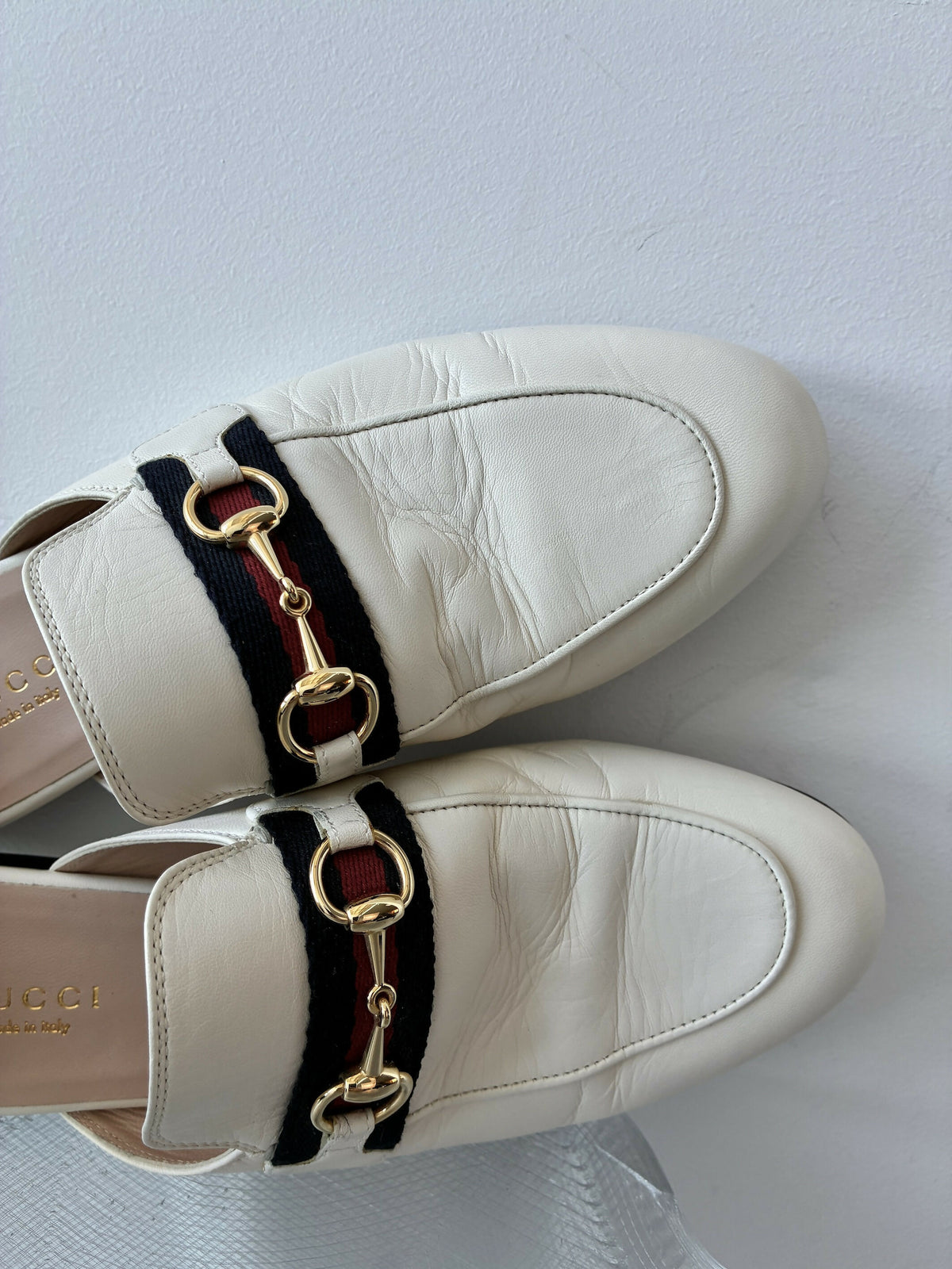 Gucci Princetown Horsebit Mules