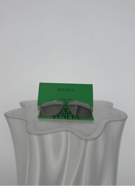 Bottega Veneta Square Aviator Sunglasses