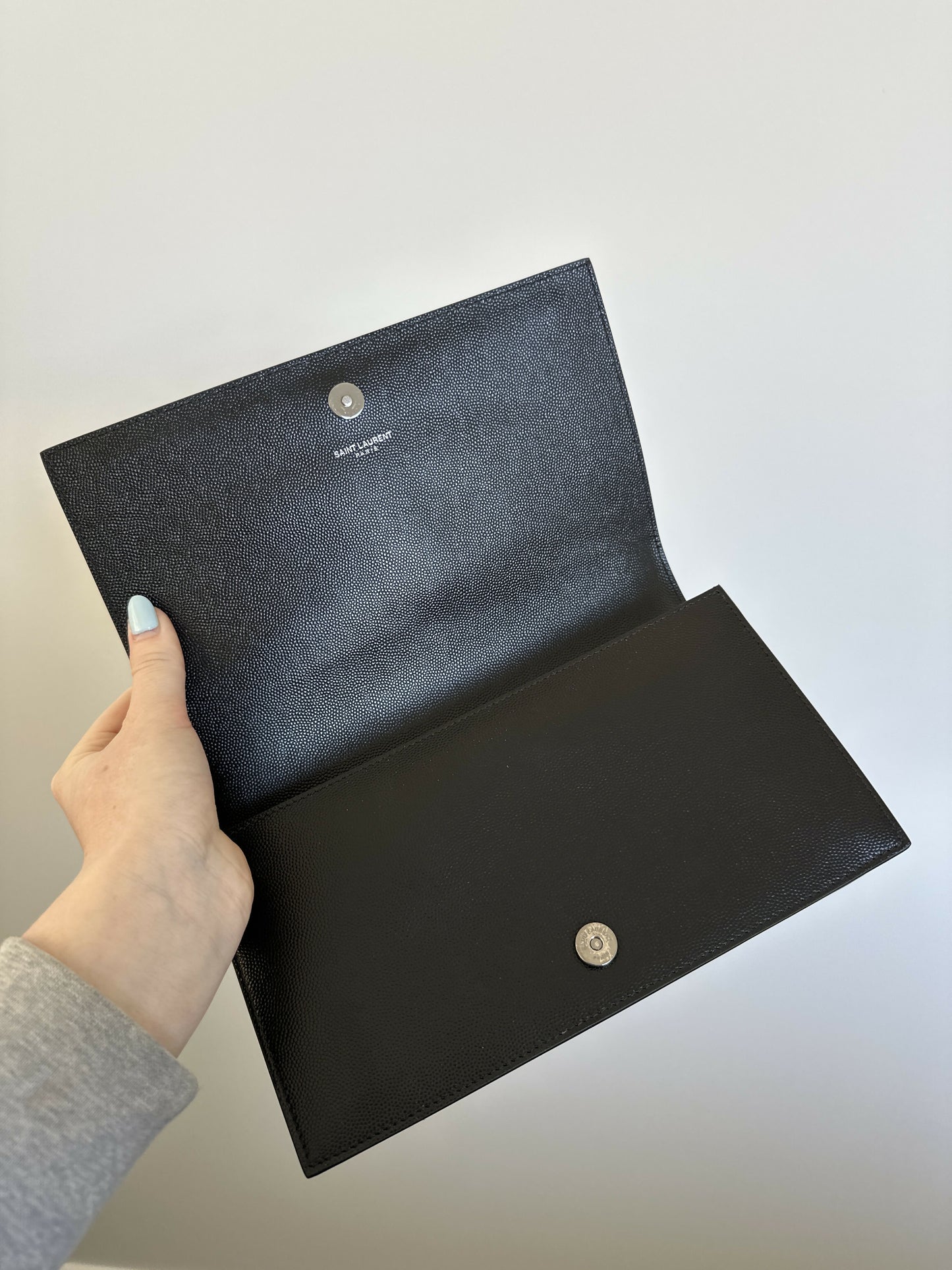 YSL Monochrome Kate clutch bag