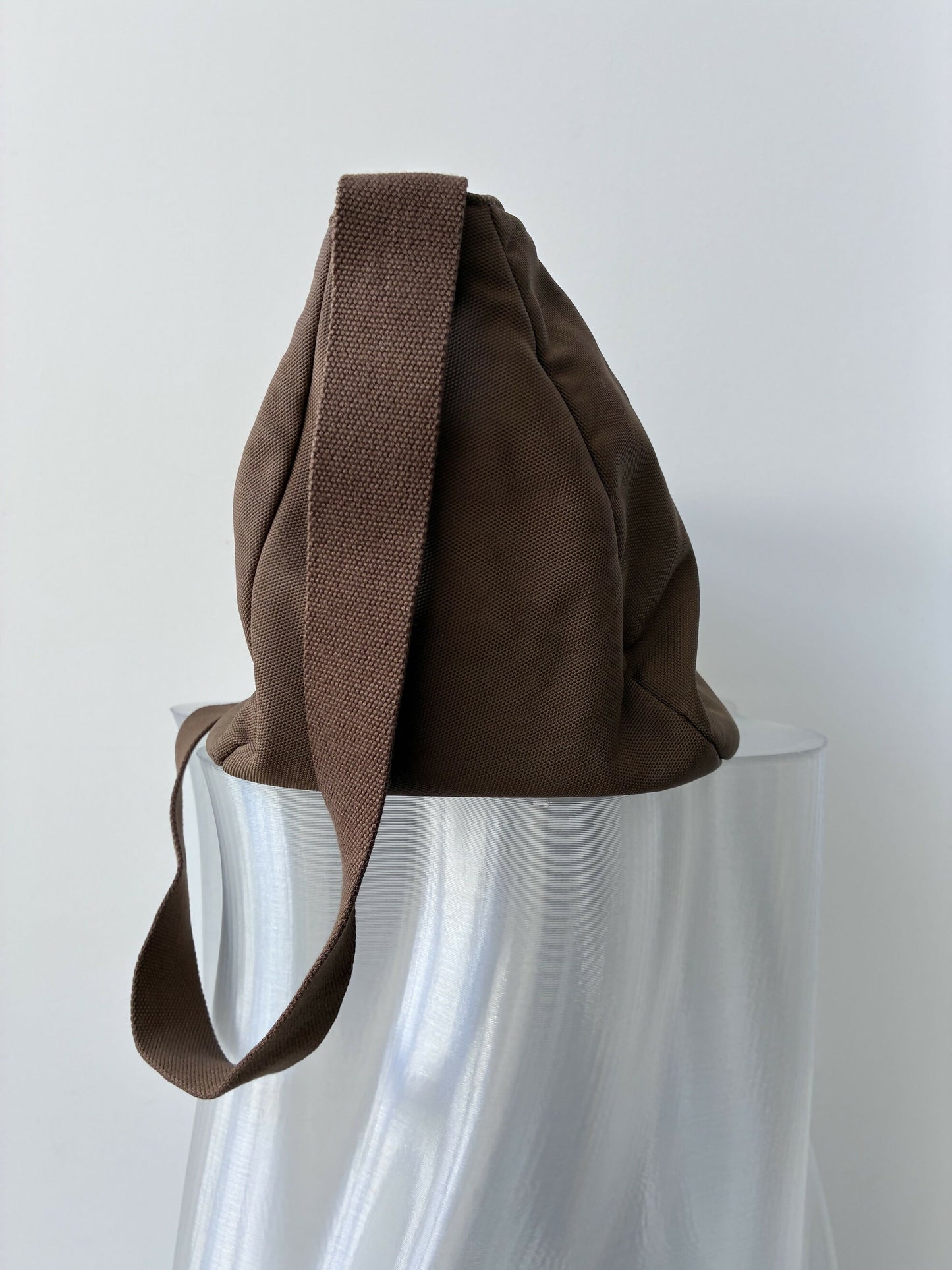 The Row Slouchy Banana Bag in Brown Canvas