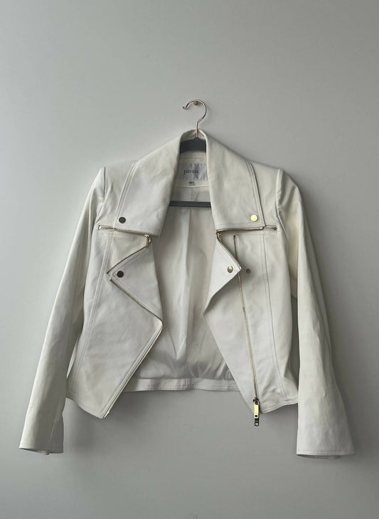 Jitoris Leather Jacket - White