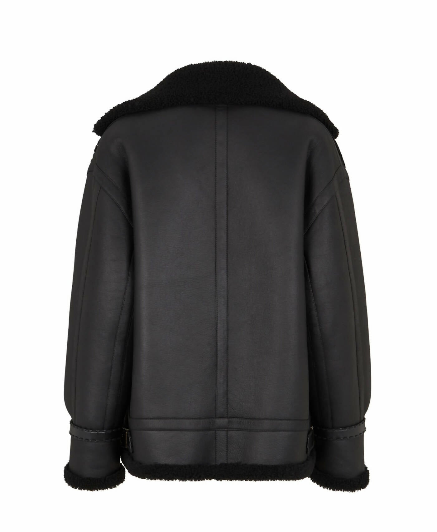 Fendi Jacket Black shearling jacket