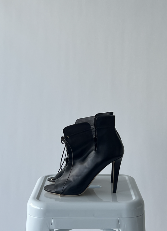 Jimmy Choo -Murphy Leather heel ankle boot