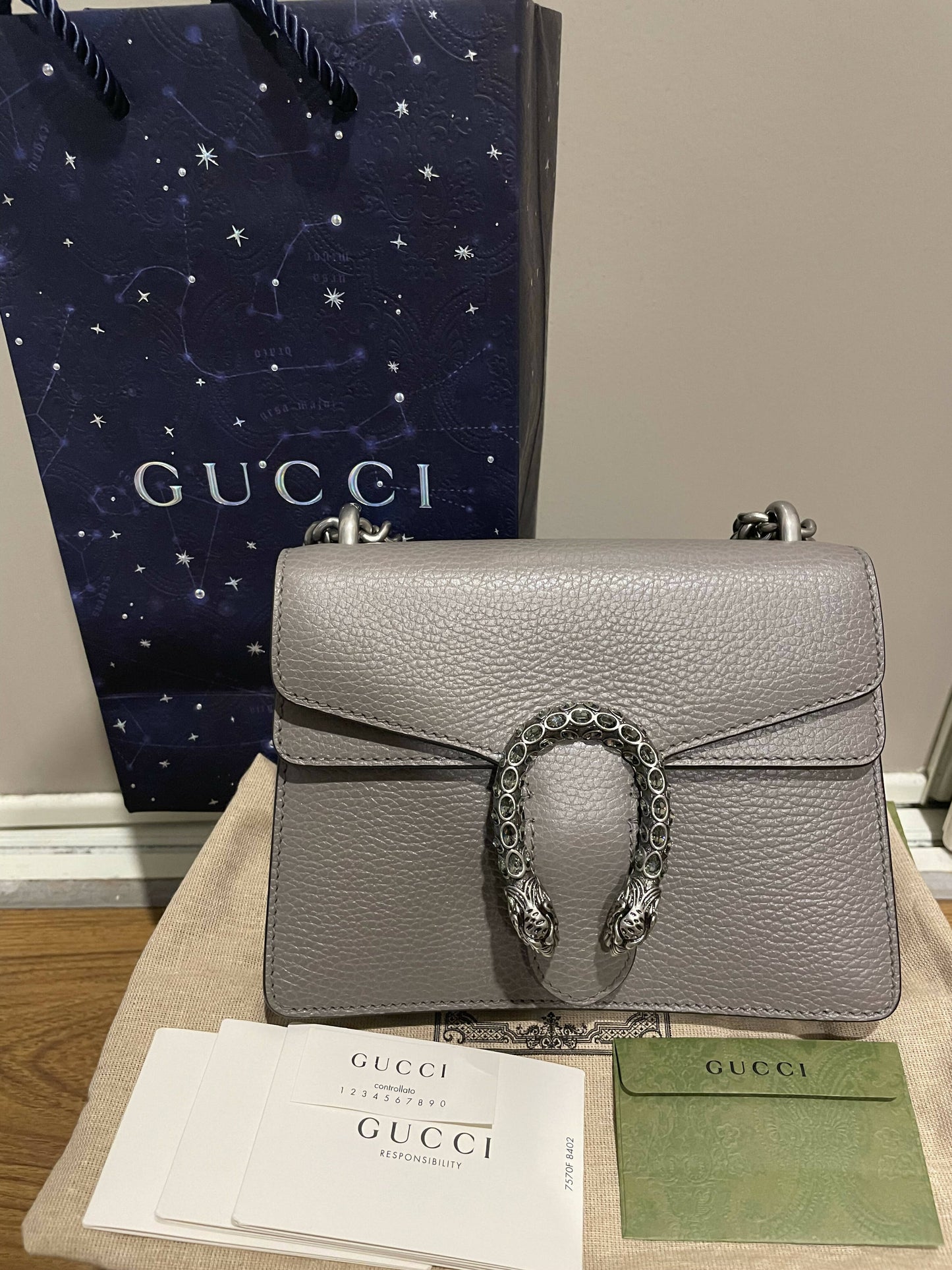 Gucci Dionysus leather mini bag