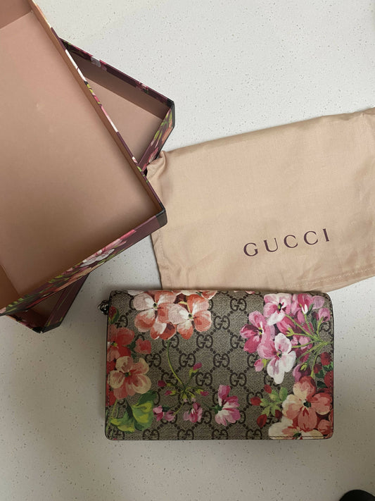 Gucci Floral Wallet Bag