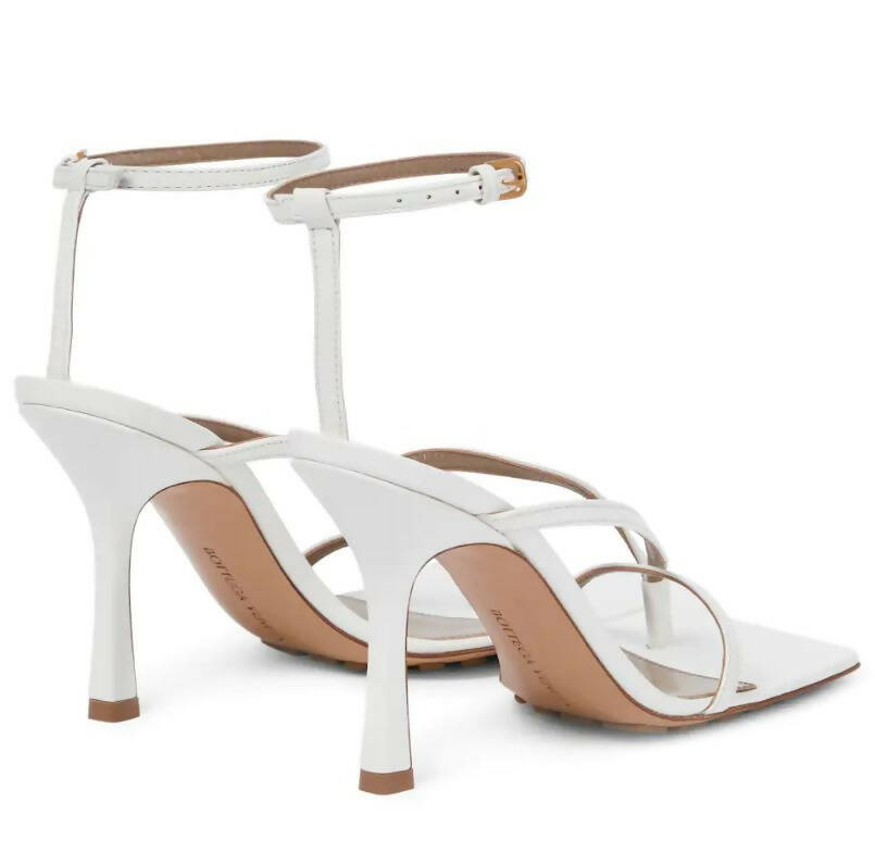 BOTTEGA VENETA 'Stretch leather' heeled sandals (EU39)