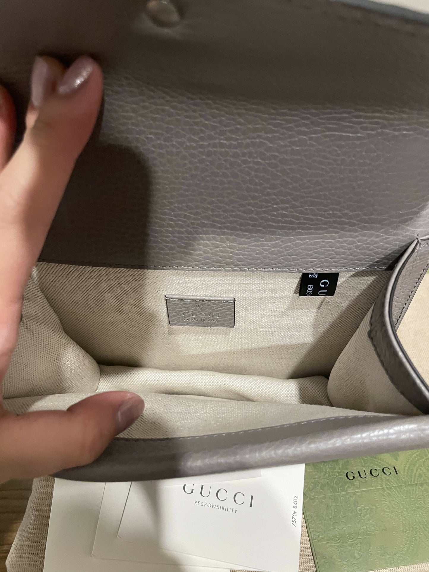 Gucci Dionysus leather mini bag