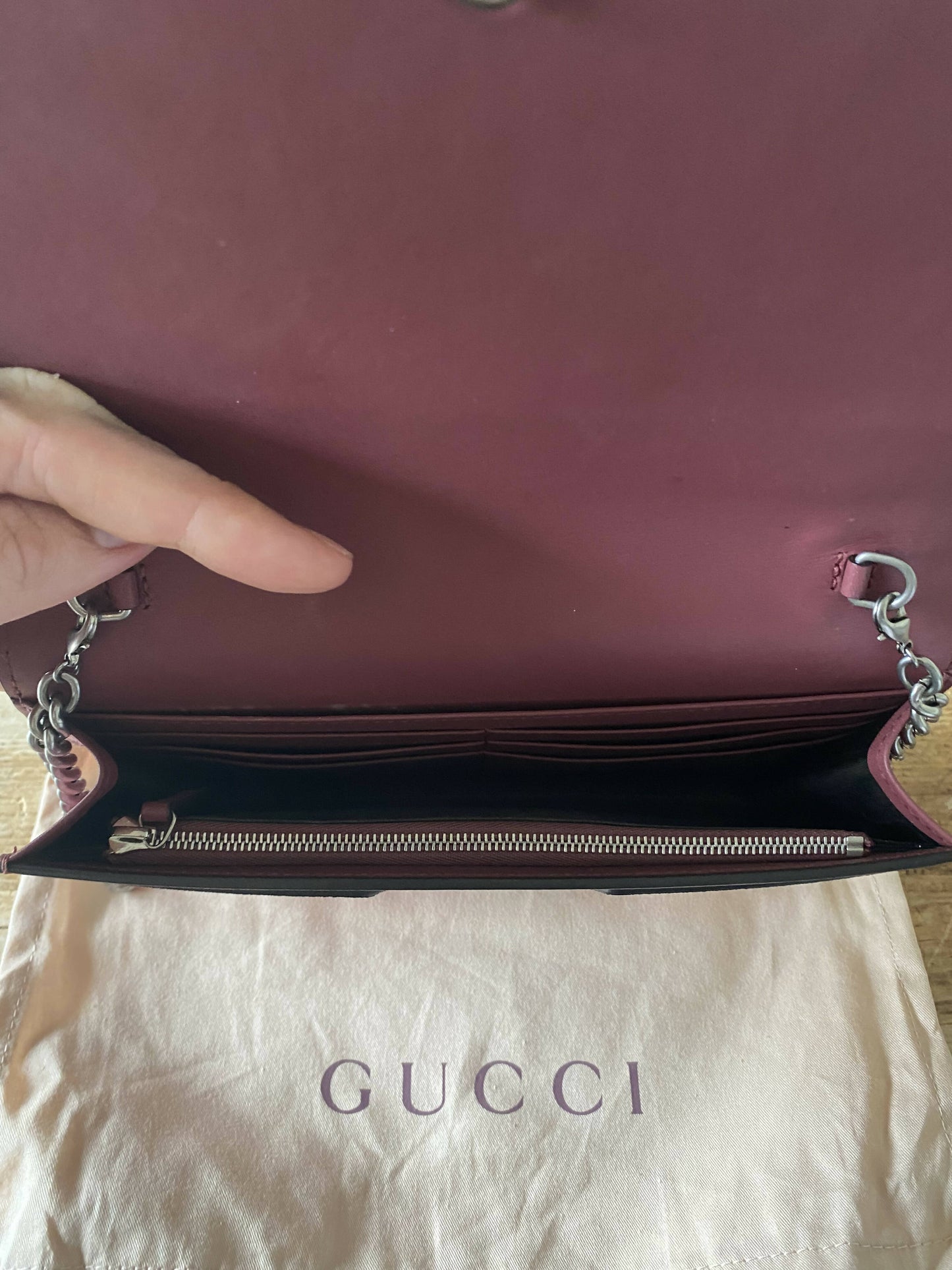 Gucci Floral Wallet Bag