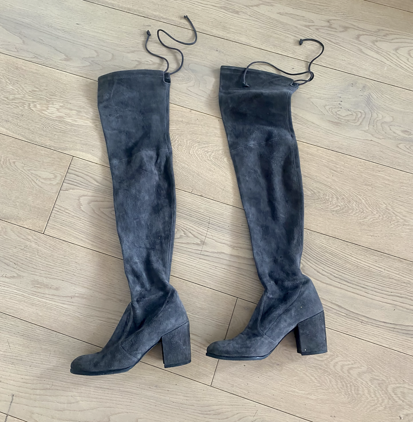 STUART WEITZMAN Tieland suede over-the-knee boots sz