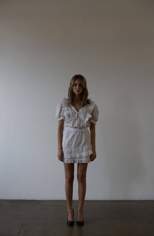 LoveShackFancy White Dress