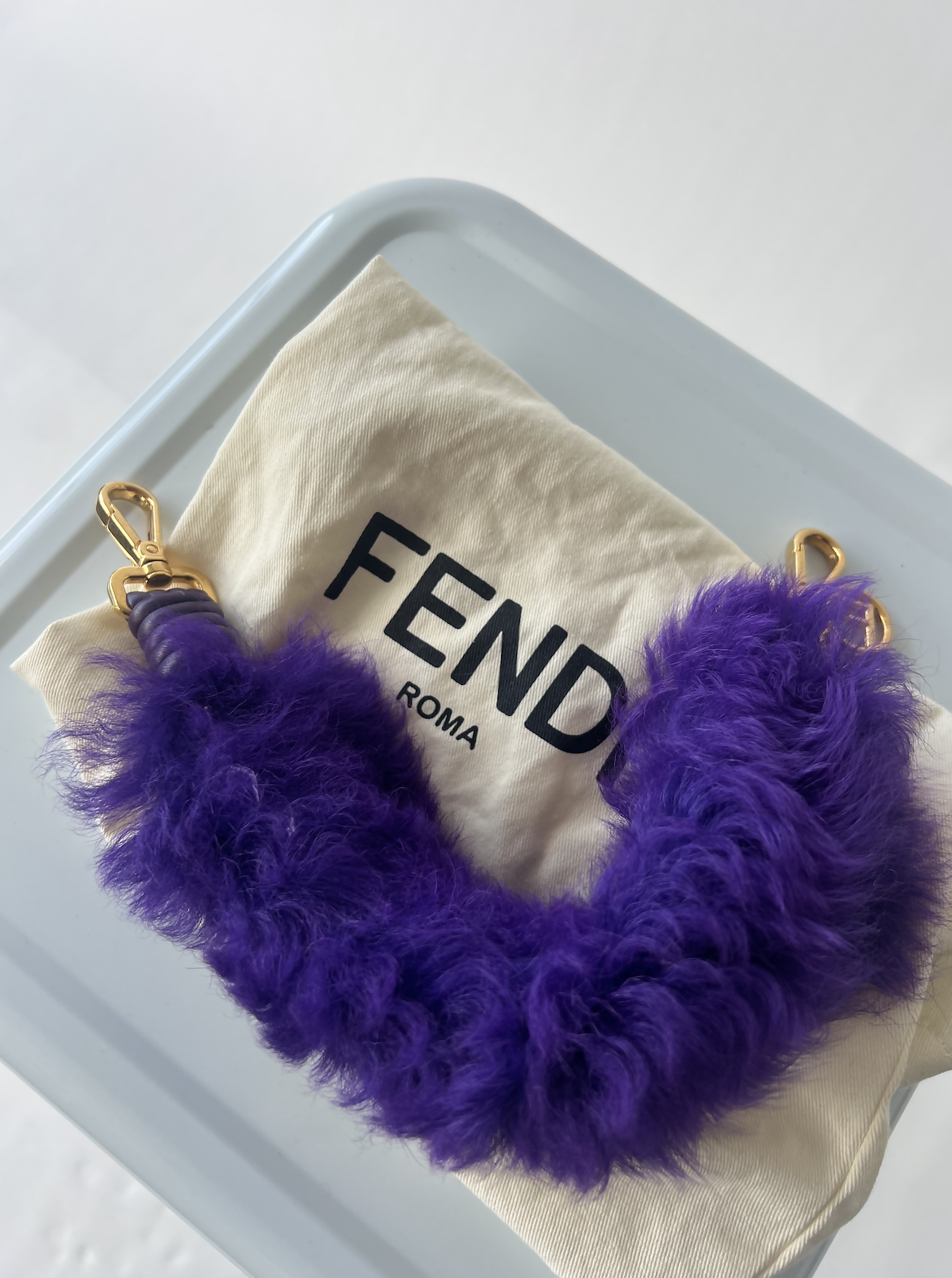 Fendi Fluffy Strap Accessory