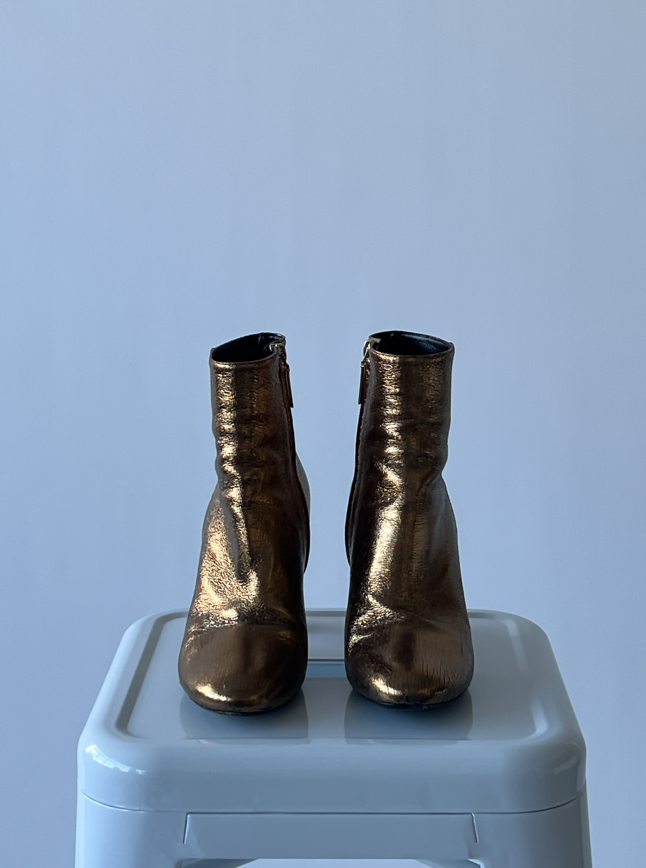 YSL Gold Logo Boot