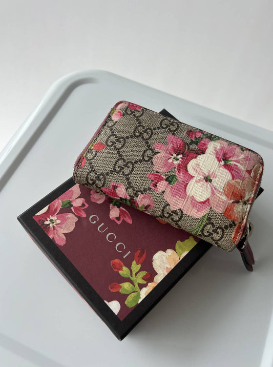 Gucci Floral Mini Wallet - Full Set