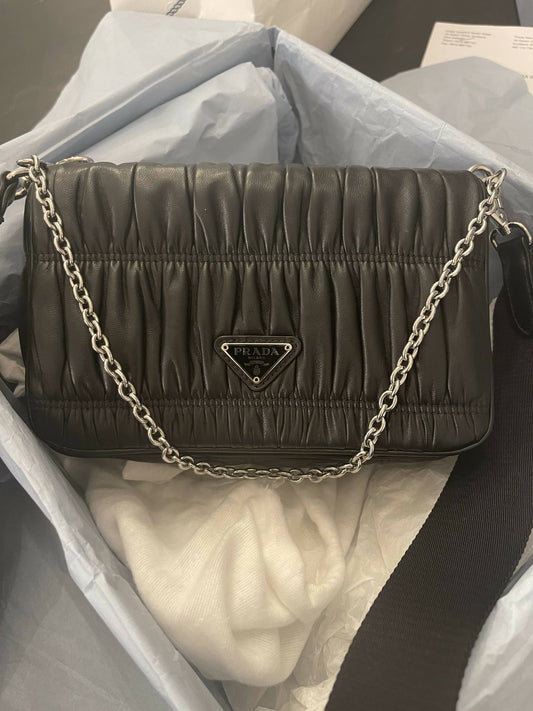 Prada Black Napa Leather bag