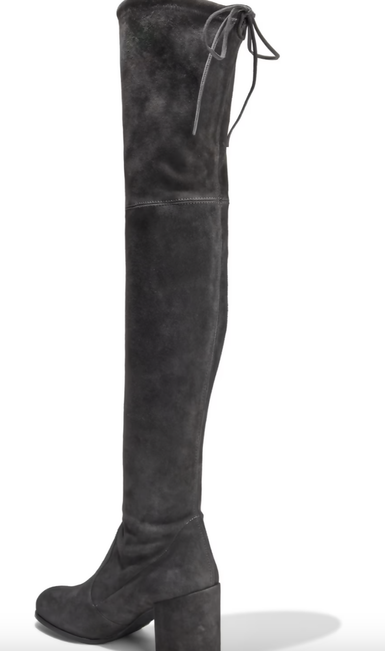 STUART WEITZMAN Tieland suede over-the-knee boots - sz 38.5-39