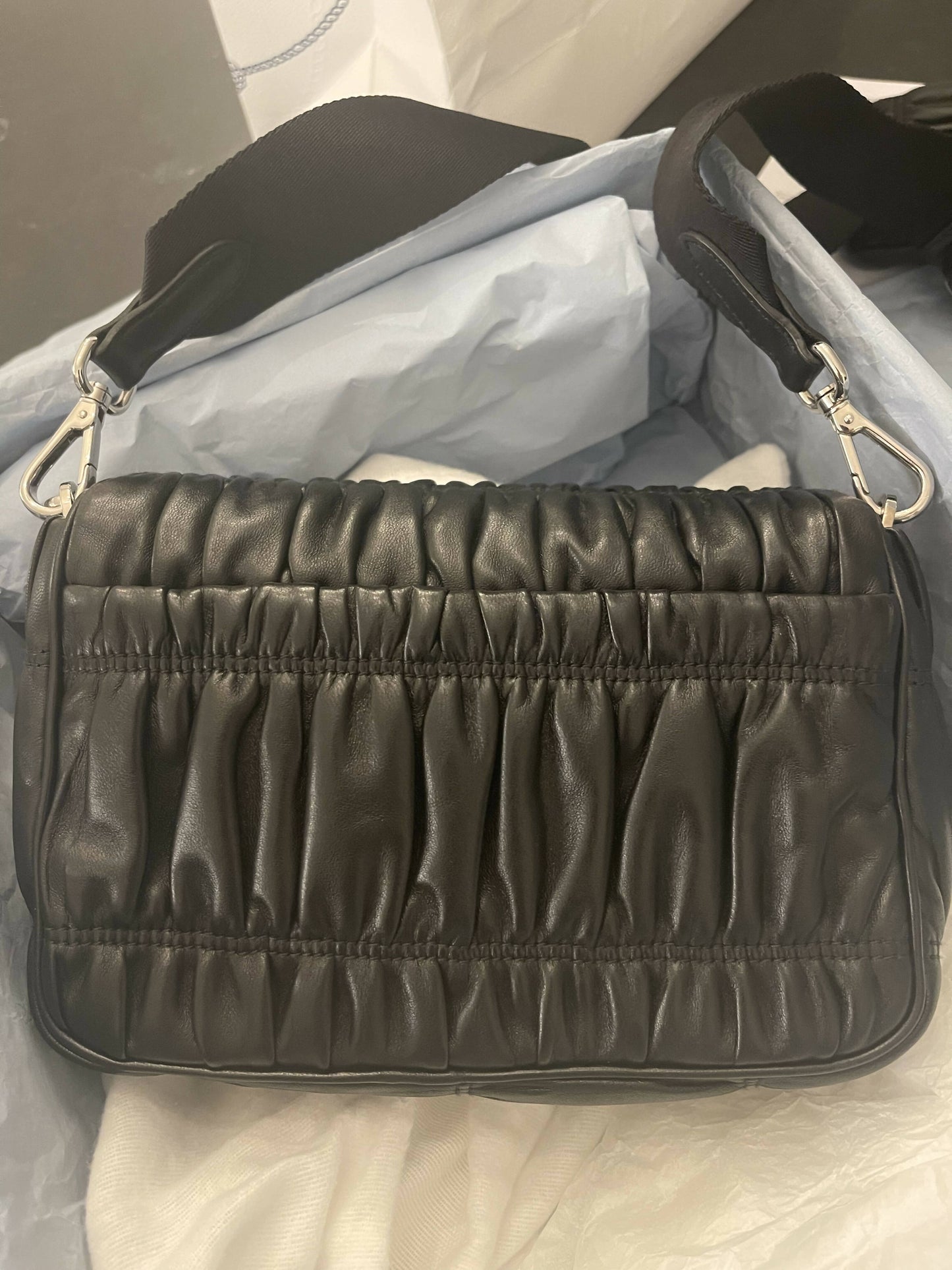 Prada Black Napa Leather bag