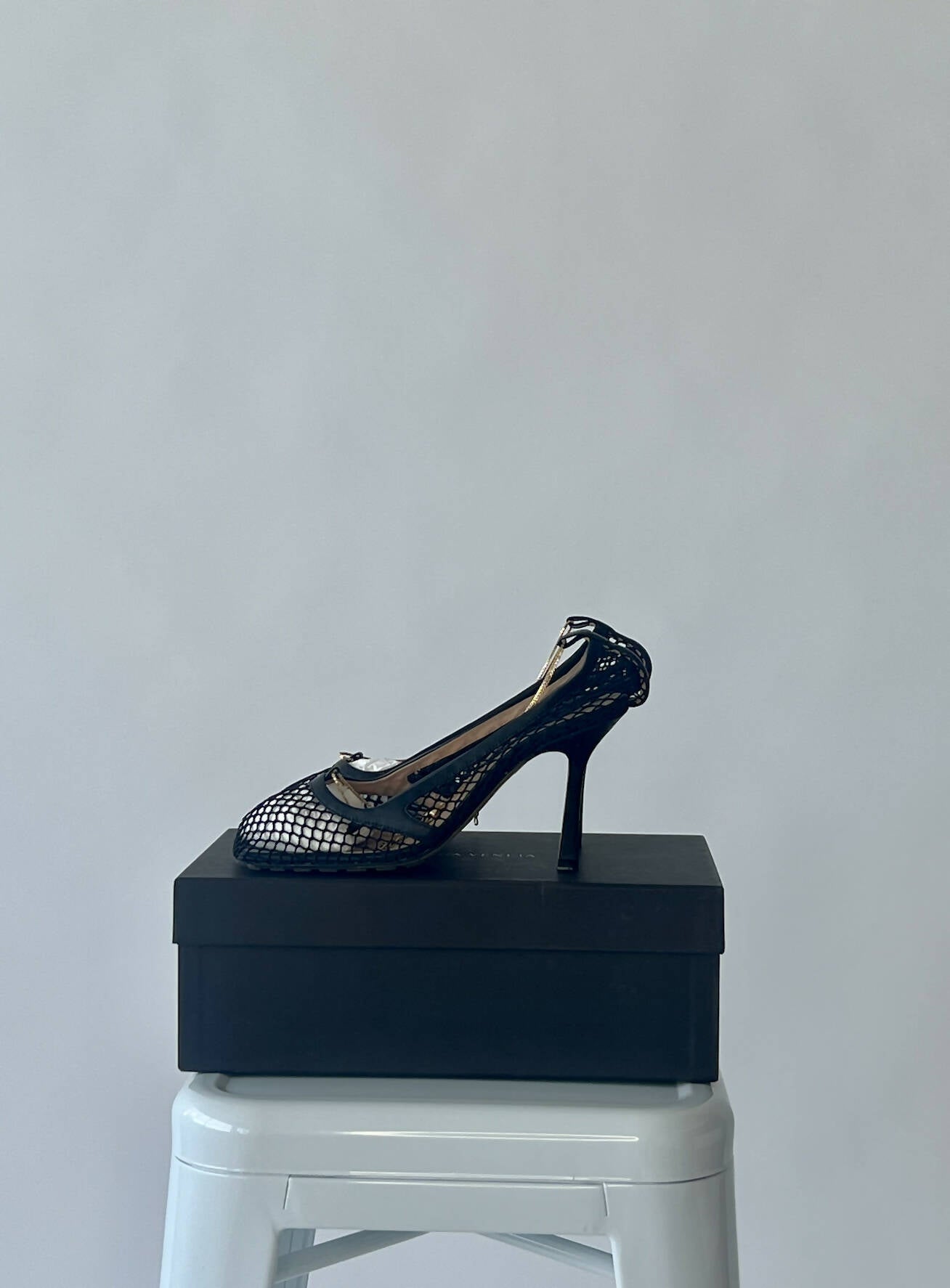 Bottega Veneta Mesh heels black