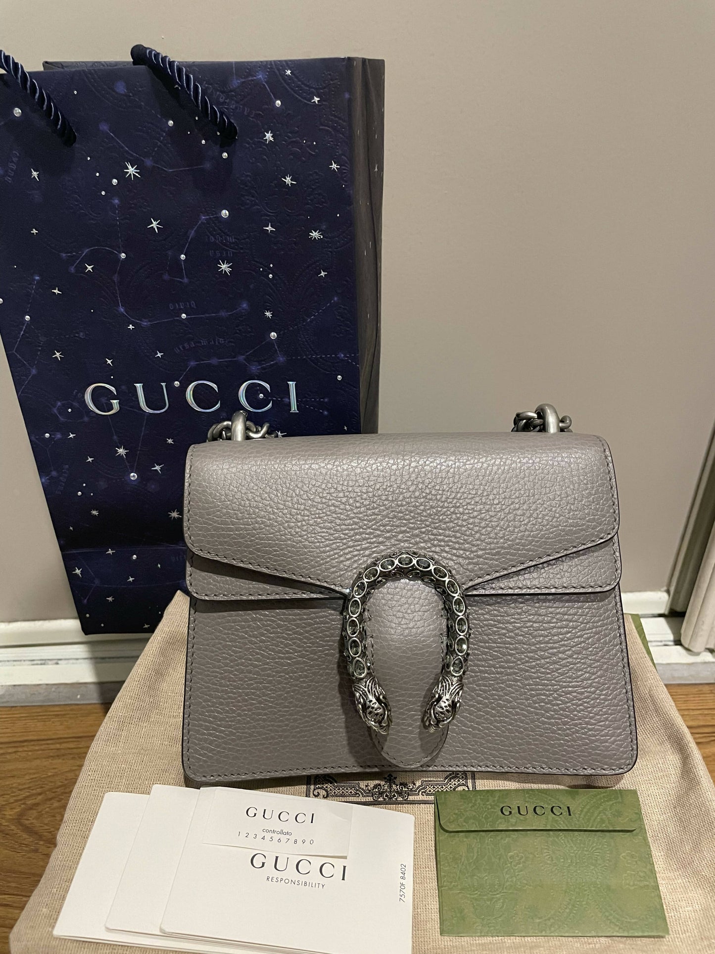 Gucci Dionysus leather mini bag