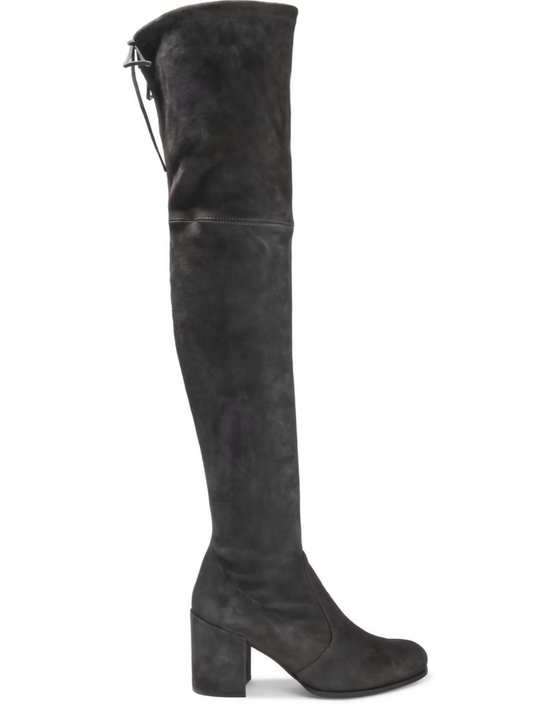 STUART WEITZMAN Tieland suede over-the-knee boots - sz 38.5-39