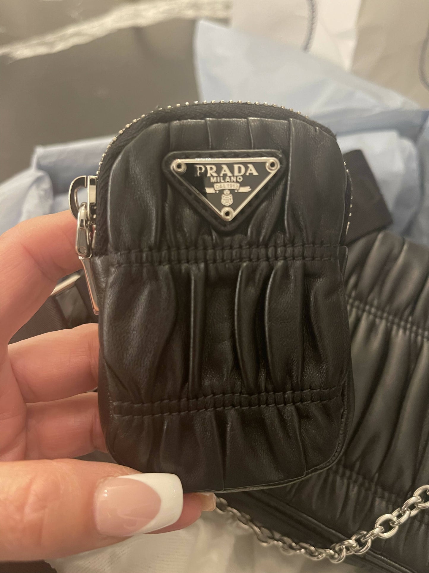 Prada Black Napa Leather bag